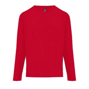 SOL'S MONARCH WOMEN - LONG SLEEVE T-SHIRT WITH ROUND NECK, Red