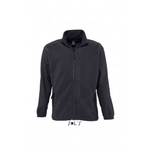 SOL'S NORTH MEN - ZIPPED FLEECE JACKET, Charcoal Grey (Polar pullovers)