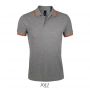 SOL'S PASADENA MEN - POLO SHIRT, Grey/Navy