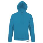 SOL'S SNAKE - UNISEX HOODED SWEATSHIRT, Aqua (SO47101AQ)