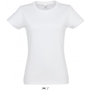 SOL'S <I>IMPERIAL</I> WOMEN - ROUND COLLAR T-SHIRT, White