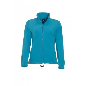 SOL'S NORTH WOMEN - ZIPPED FLEECE JACKET, Aqua