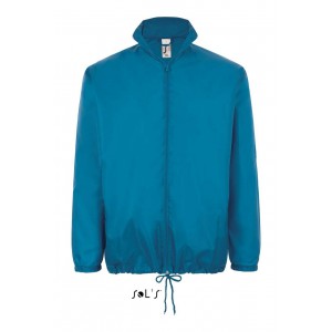 SOL'S SHIFT - UNISEX WATER REPELLENT WINDBREAKER, Aqua