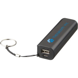 Span 1200 mAh power bank, solid black (Powerbanks)