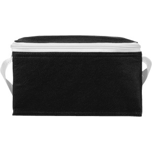 Spectrum 6-can non-woven cooler bag, solid black (Cooler bags)