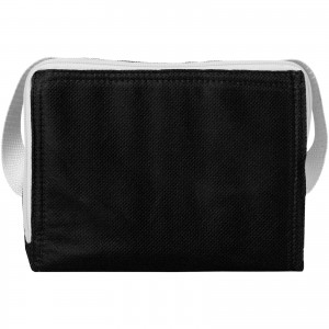 Spectrum 6-can non-woven cooler bag, solid black (Cooler bags)