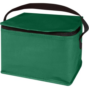 Spectrum 6-can recycled non-woven cooler bag 4L, Green (Cooler bags)