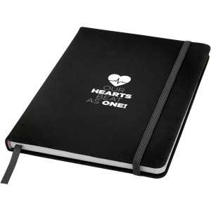 Spectrum A5 hard cover notebook, solid black (Notebooks)