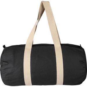 Oeko-Tex<sup>&reg;</sup> cotton (180 gsm) duffle bag Rami, black