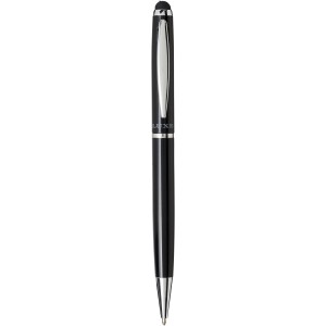 Stylus ballpoint pen, solid black (Multi-colored, multi-functional pen)