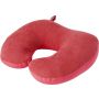 Suede travel pillow Fletcher, red