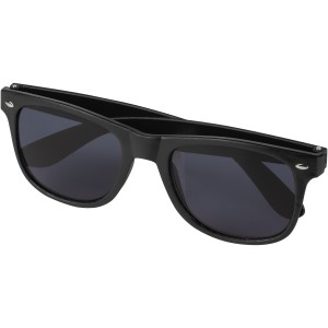 Sun Ray recycled plastic sunglasses, Solid black (Sunglasses)