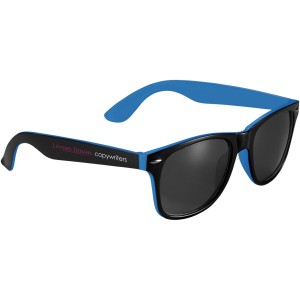 Sun Ray sunglasses with two coloured tones, Process Blue, solid black (Sunglasses)