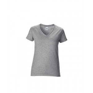 PREMIUM COTTON(r) LADIES' V-NECK T-SHIRT, RS Sport Grey (T-shirt, 90-100% cotton)