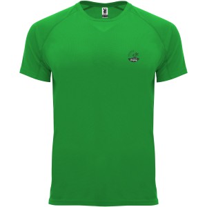 Bahrain short sleeve kids sports t-shirt, Green Fern (T-shirt, mixed fiber, synthetic)