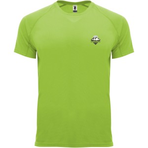 Bahrain short sleeve kids sports t-shirt, Lime / Green Lime (T-shirt, mixed fiber, synthetic)