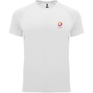 Bahrain short sleeve kids sports t-shirt, White (T-shirt, mixed fiber, synthetic)