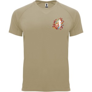 Bahrain short sleeve men's sports t-shirt, Dark Sand (T-shirt, mixed fiber, synthetic)