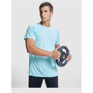 Bahrain short sleeve men's sports t-shirt, Green Fern (T-shirt, mixed fiber, synthetic)