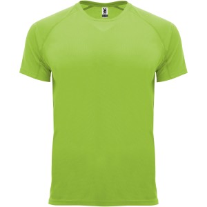 Bahrain short sleeve men's sports t-shirt, Lime / Green Lime (T-shirt, mixed fiber, synthetic)