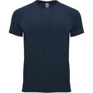 Bahrain short sleeve men's sports t-shirt, Navy Blue (T-shirt, mixed fiber, synthetic)