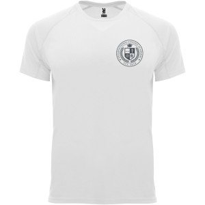 Bahrain short sleeve men's sports t-shirt, White (T-shirt, mixed fiber, synthetic)