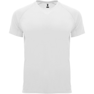 Bahrain short sleeve men's sports t-shirt, White (T-shirt, mixed fiber, synthetic)