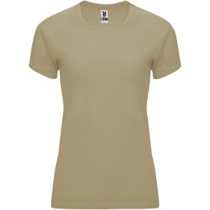 Bahrain short sleeve women's sports t-shirt, Dark Sand (T-shirt, mixed fiber, synthetic)