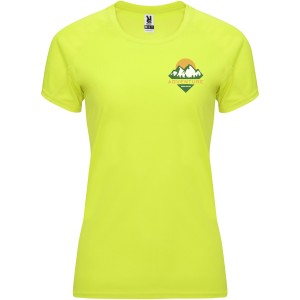 Bahrain short sleeve women's sports t-shirt, Fluor Yellow (T-shirt, mixed fiber, synthetic)