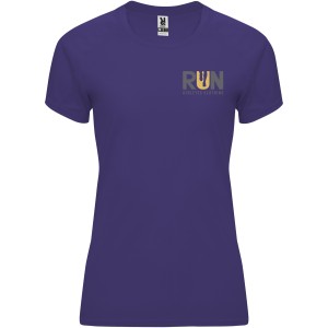 Bahrain short sleeve women's sports t-shirt, Mauve (T-shirt, mixed fiber, synthetic)