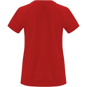 Bahrain short sleeve women's sports t-shirt, Red (T-shirt, mixed fiber, synthetic)