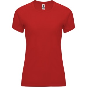Bahrain short sleeve women's sports t-shirt, Red (T-shirt, mixed fiber, synthetic)