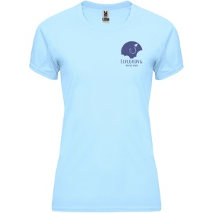 Bahrain short sleeve women's sports t-shirt, Sky blue (T-shirt, mixed fiber, synthetic)
