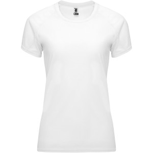 Bahrain short sleeve women's sports t-shirt, White (T-shirt, mixed fiber, synthetic)