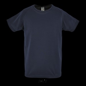 SOL'S SPORTY KIDS - RAGLAN-SLEEVED T-SHIRT, French Navy (T-shirt, mixed fiber, synthetic)