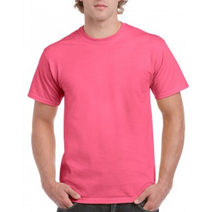ULTRA COTTON(tm) ADULT T-SHIRT, Safety Pink (T-shirt, mixed fiber, synthetic)