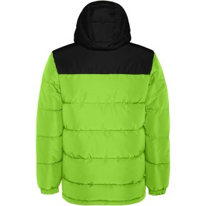 Tallin kids insulated jacket, Lime, Solid black (Jackets)