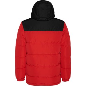 Tallin kids insulated jacket, Red, Solid black (Jackets)