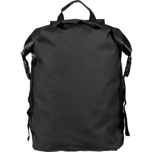 Tarpaulin (250D) roll-top backpack Hermann, black (Backpacks)