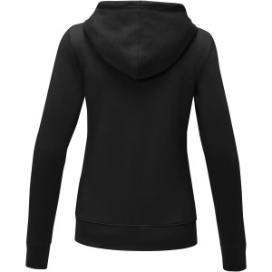 Theron women's full zip hoodie, Solid black (Pullovers)