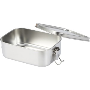 Titan recycled stainless steel lunch box, Silver (Metal kitchen equipments)