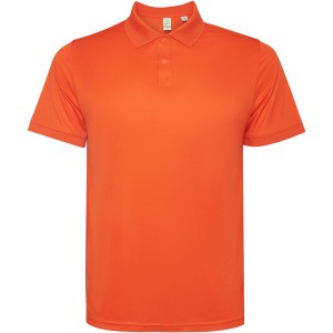 Tormo short sleeve men's polo, Fire orange (Polo short, mixed fiber, synthetic)