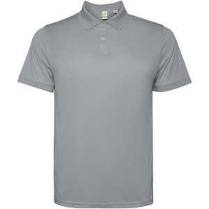 Tormo short sleeve men's polo, Grey (Polo short, mixed fiber, synthetic)