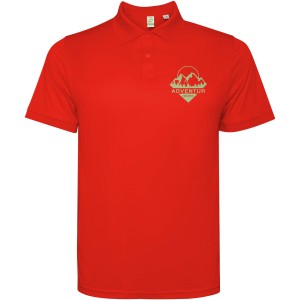 Tormo short sleeve men's polo, Red (Polo short, mixed fiber, synthetic)