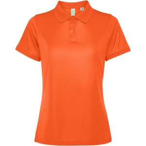 Tormo short sleeve women's polo, Fire orange (Polo short, mixed fiber, synthetic)