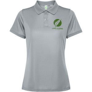 Tormo short sleeve women's polo, Grey (Polo short, mixed fiber, synthetic)
