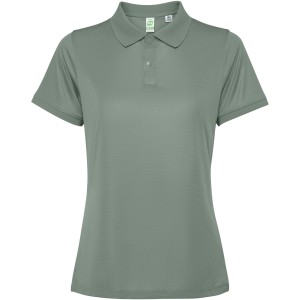 Tormo short sleeve women's polo, Laurel green (Polo short, mixed fiber, synthetic)