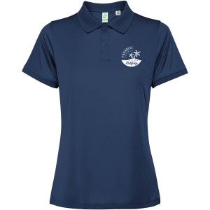 Tormo short sleeve women's polo, Navy Blue (Polo short, mixed fiber, synthetic)