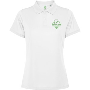 Tormo short sleeve women's polo, White (Polo short, mixed fiber, synthetic)