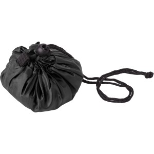rPET 210D foldable duffle bag Jos, Black (Travel bags)